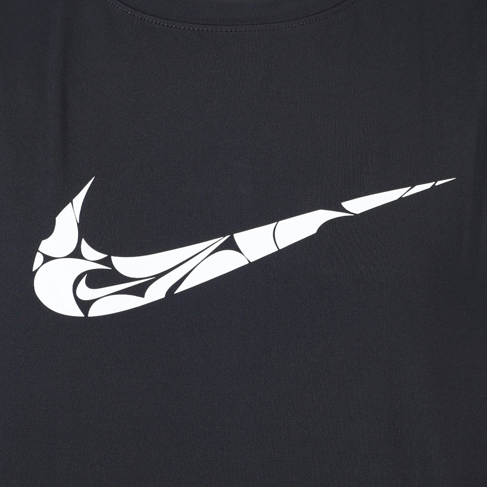 ナイキ（NIKE）（レディース）ワン スウッシュ ドライフィット 半袖 ランニングトップ FN2619-010