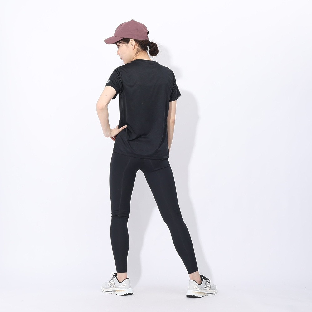 ニューバランス（new balance）（レディース）ランニングウェア スペシャルエディション 半袖Tシャツ AWT4107YBK