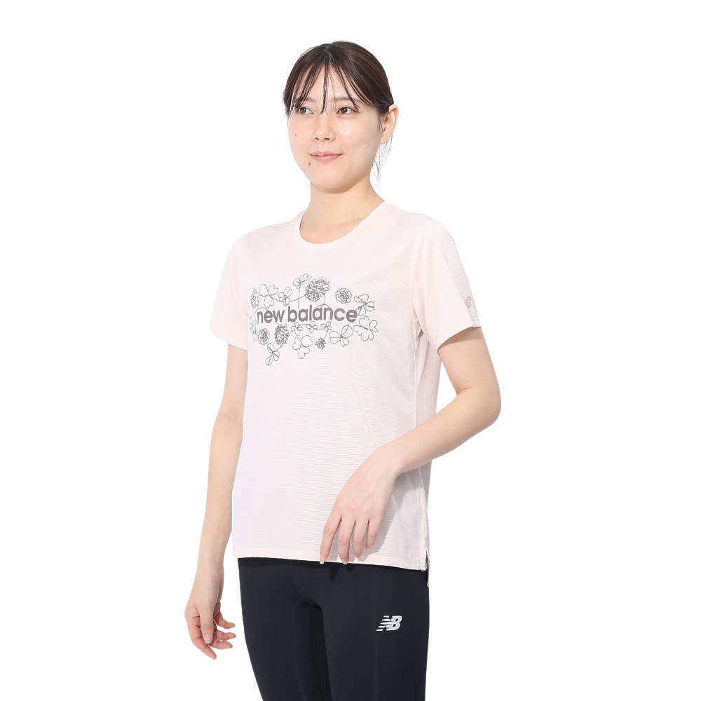 ニューバランス（new balance）（レディース）スペシャルエディション 半袖Tシャツ AWT4107YOUK