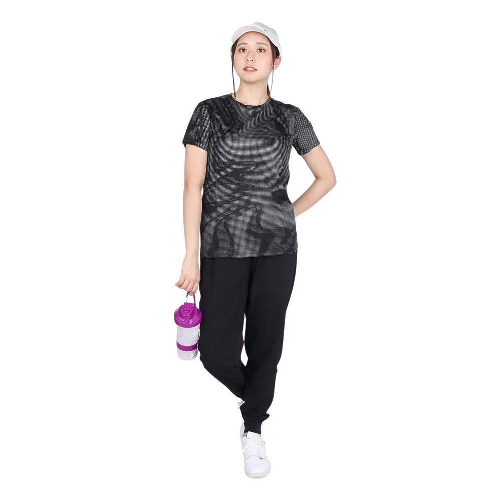 プーマ（PUMA）（レディース）ランニング フェイバリット AOP Tシャツ 半袖 524573 51 BLK