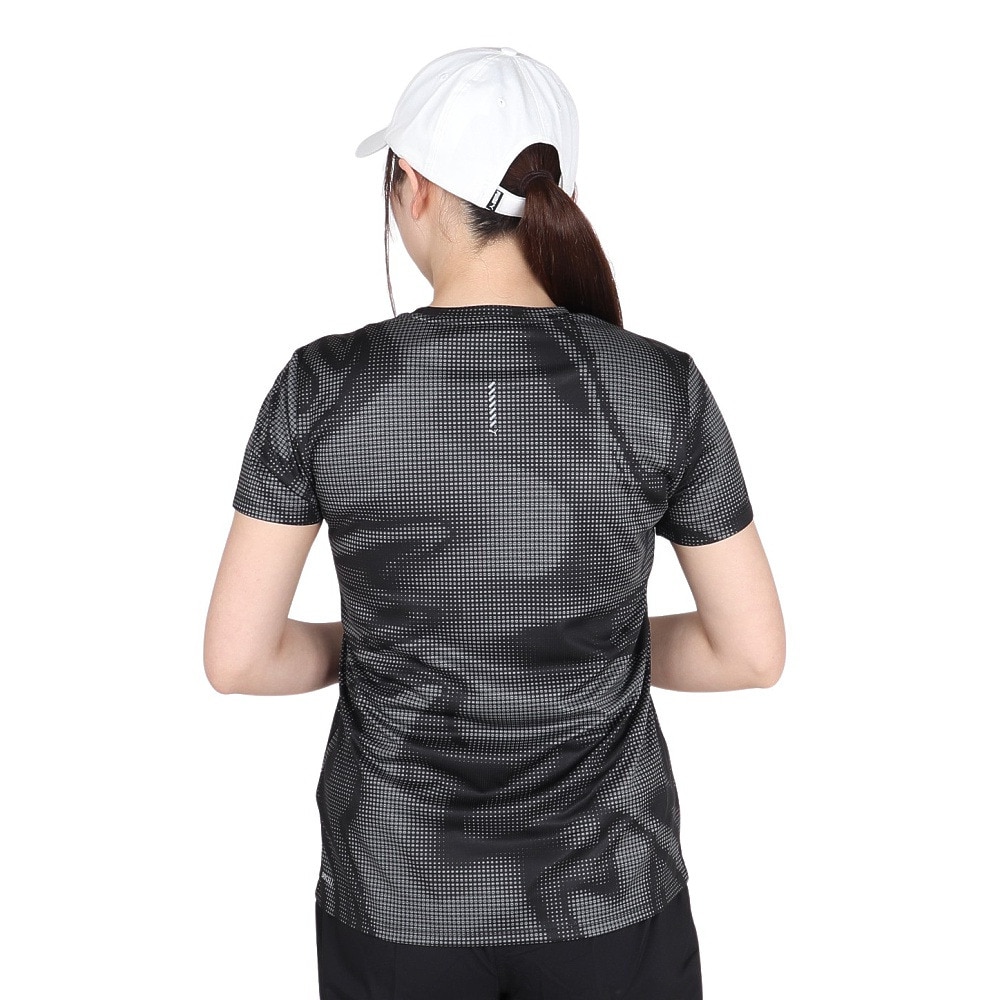プーマ（PUMA）（レディース）ランニング フェイバリット AOP Tシャツ 半袖 524573 51 BLK
