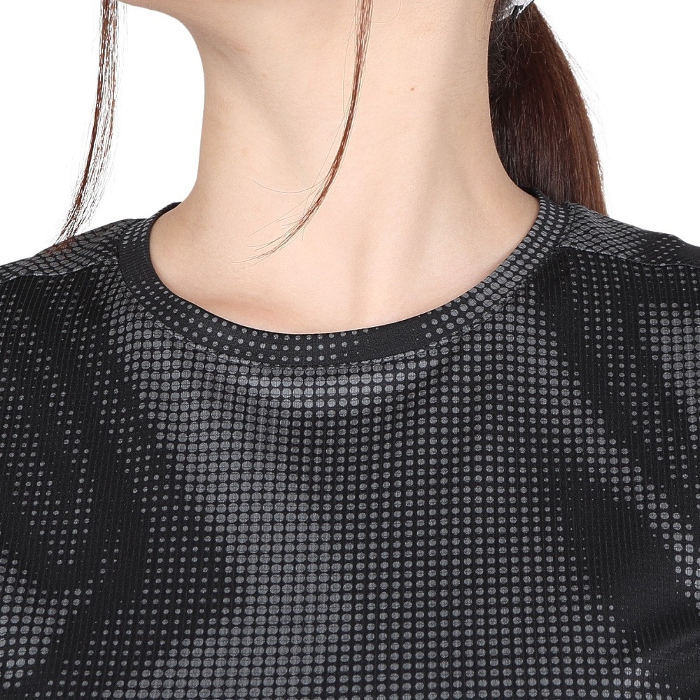 プーマ（PUMA）（レディース）ランニング フェイバリット AOP Tシャツ 半袖 524573 51 BLK