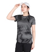 プーマ（PUMA）（レディース）ランニング フェイバリット AOP Tシャツ 半袖 524573 51 BLK