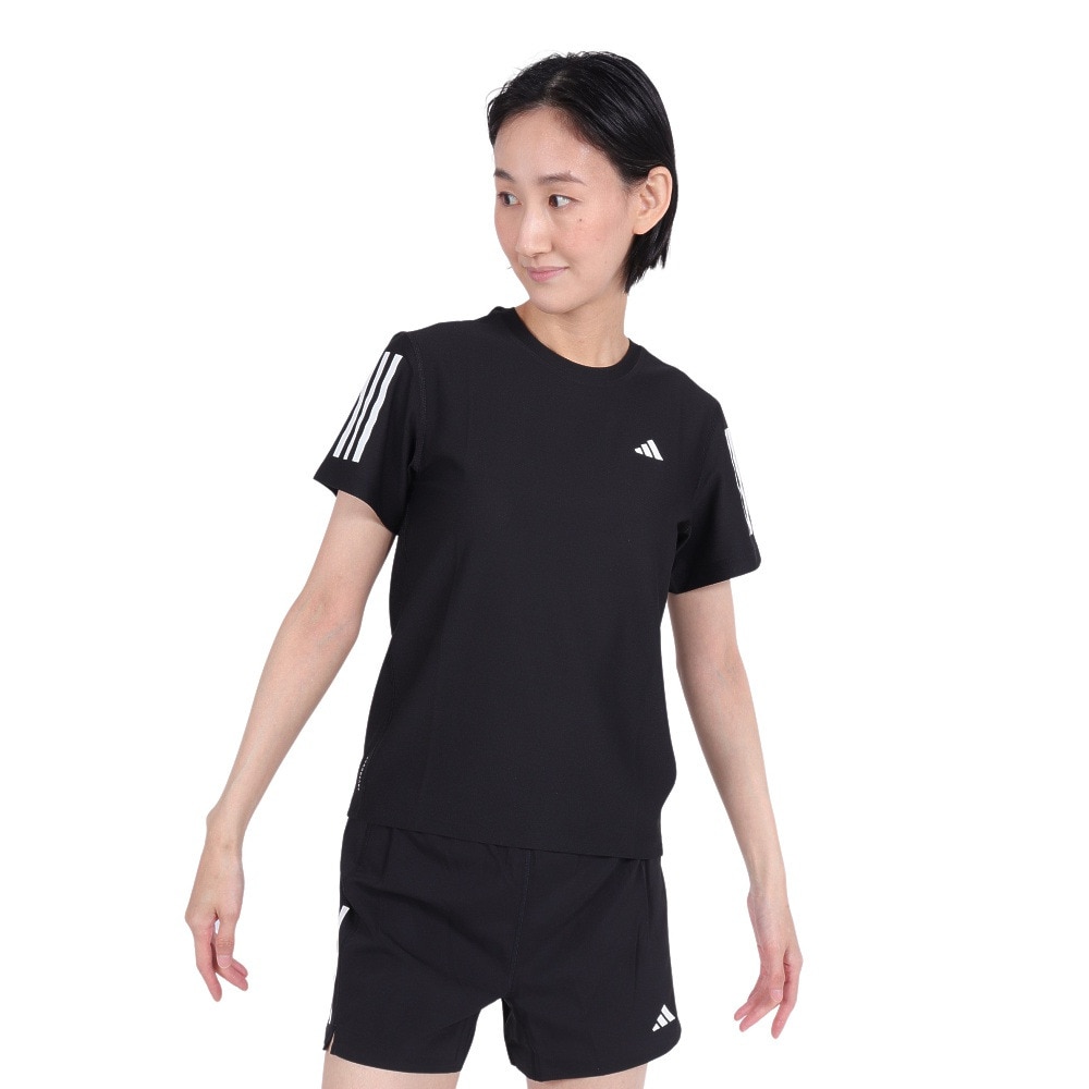 アディダス（adidas）（レディース）オウン ザ ラン Tシャツ 半袖 IKM84-IN2961