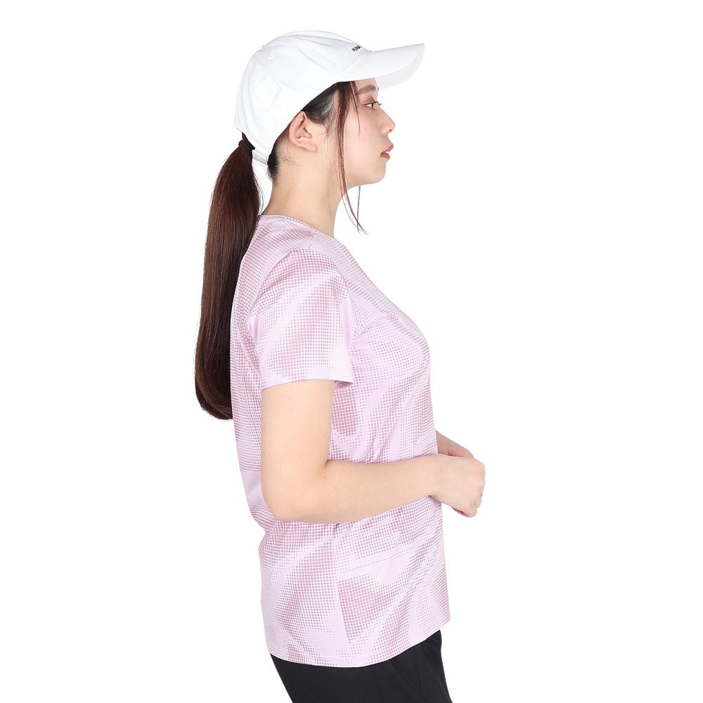 プーマ（PUMA）（レディース）ランニング フェイバリット AOP Tシャツ 半袖 524573 60 LVD