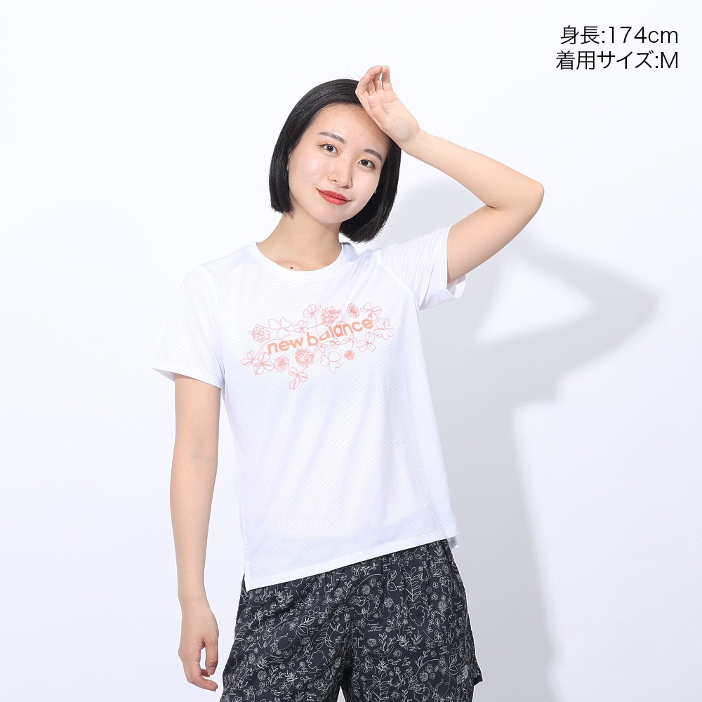 ニューバランス（new balance）（レディース）スペシャルエディション 半袖Tシャツ AWT4107YWT