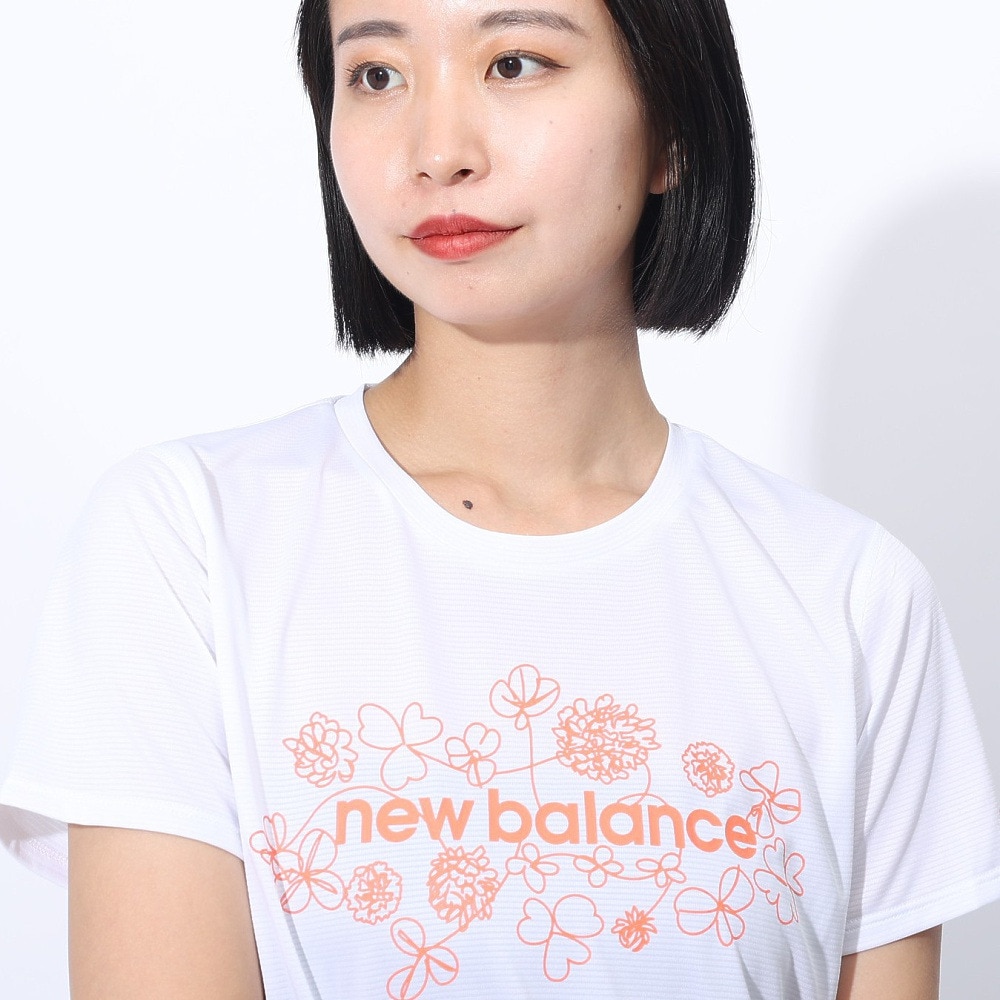 ニューバランス（new balance）（レディース）スペシャルエディション 半袖Tシャツ AWT4107YWT