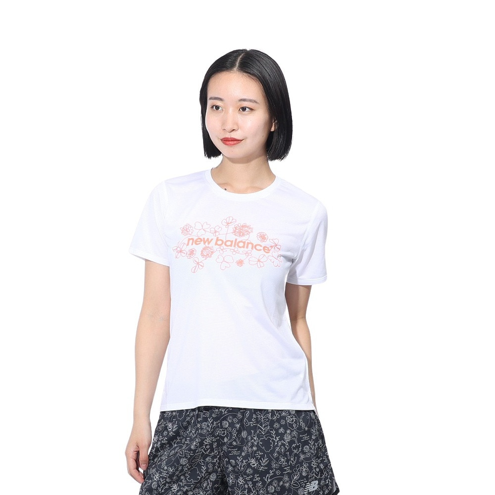 ニューバランス（new balance）（レディース）スペシャルエディション 半袖Tシャツ AWT4107YWT