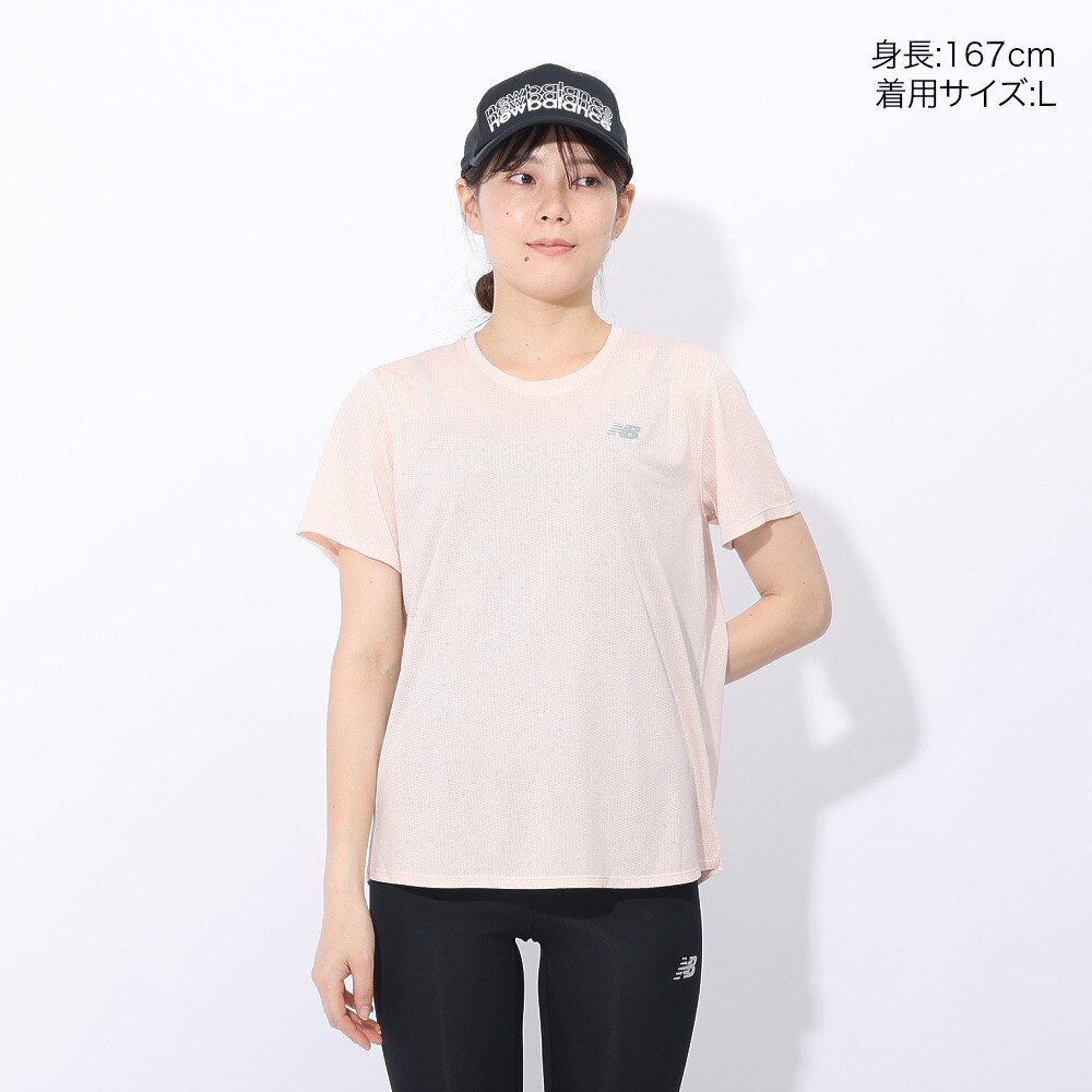 ニューバランス（new balance）（レディース）Athletics 半袖ランTシャツ WT41253QPH