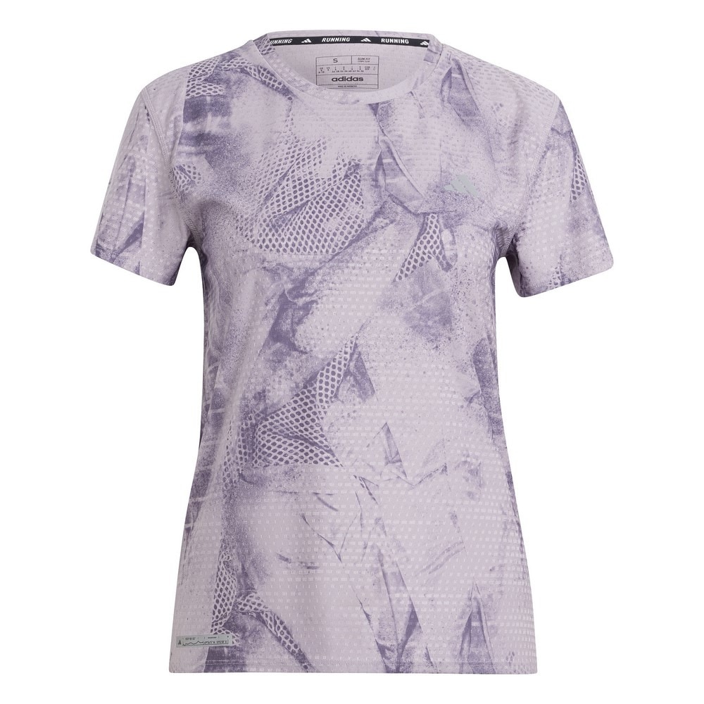 アディダス（adidas）（レディース）ULTIMATEADIDAS 総柄プリント 半袖Tシャツ IJN48-IL7177