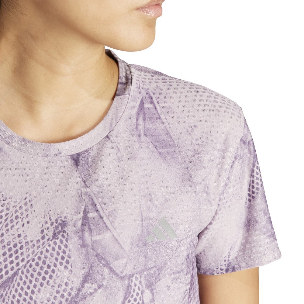 アディダス（adidas）（レディース）ULTIMATEADIDAS 総柄プリント 半袖Tシャツ IJN48-IL7177
