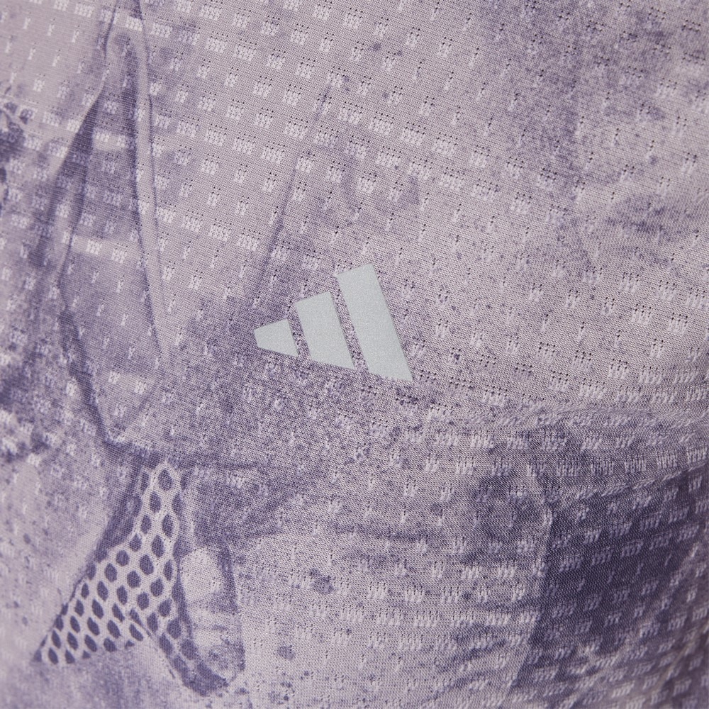 アディダス（adidas）（レディース）ULTIMATEADIDAS 総柄プリント 半袖Tシャツ IJN48-IL7177