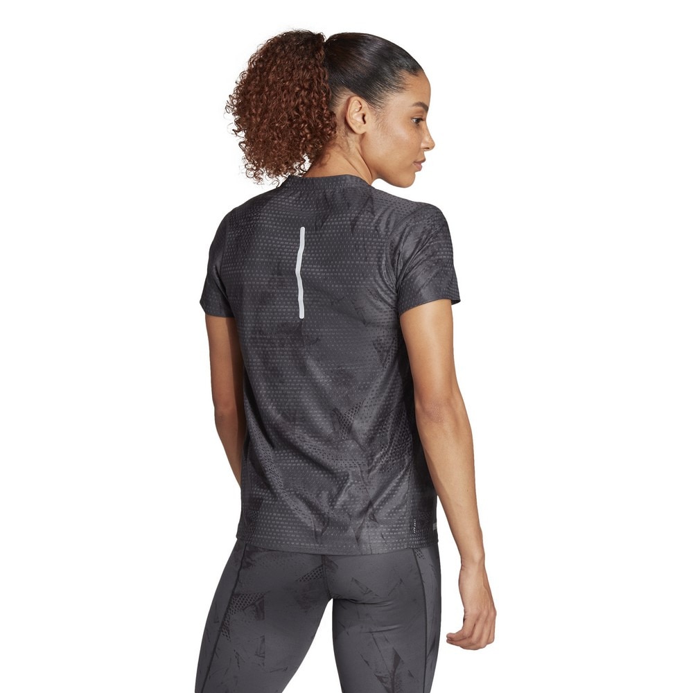 アディダス（adidas）（レディース）ULTIMATEADIDAS 総柄プリント 半袖Tシャツ IJN48-IN0630