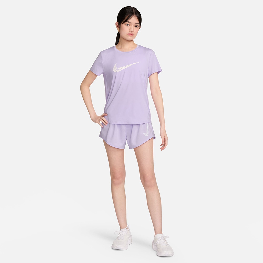 ナイキ（NIKE）（レディース）ワン スウッシュ Dri-FIT ショートスリーブ ランニングトップ FN2619-512