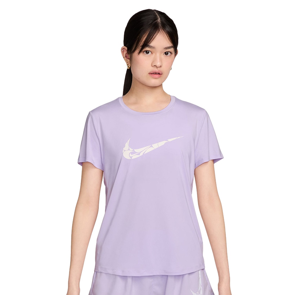 ナイキ（NIKE）（レディース）ワン スウッシュ ドライフィット ショートスリーブ ランニングトップ FN2619-512