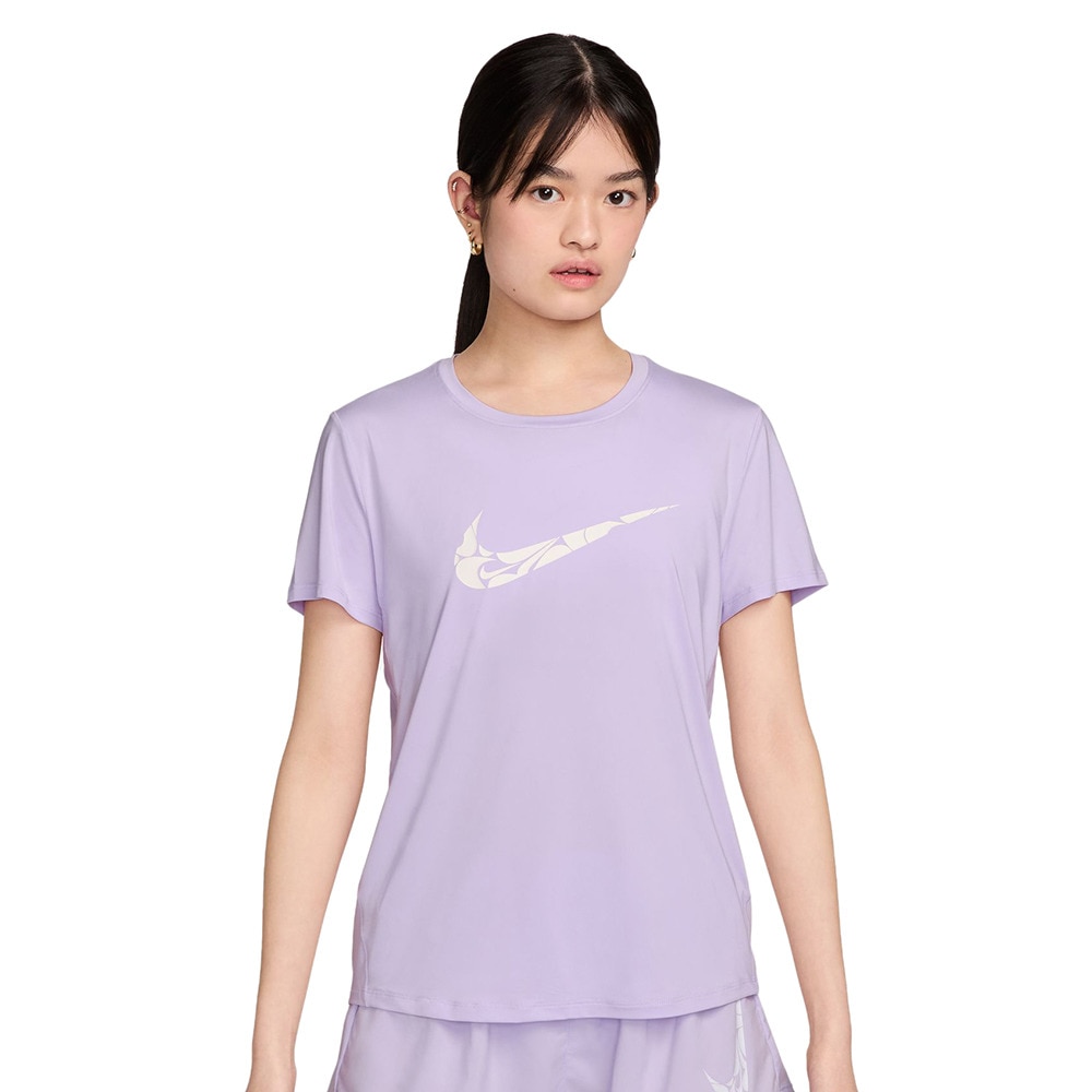 ナイキ（NIKE）（レディース）ワン スウッシュ Dri-FIT ショートスリーブ ランニングトップ FN2619-512