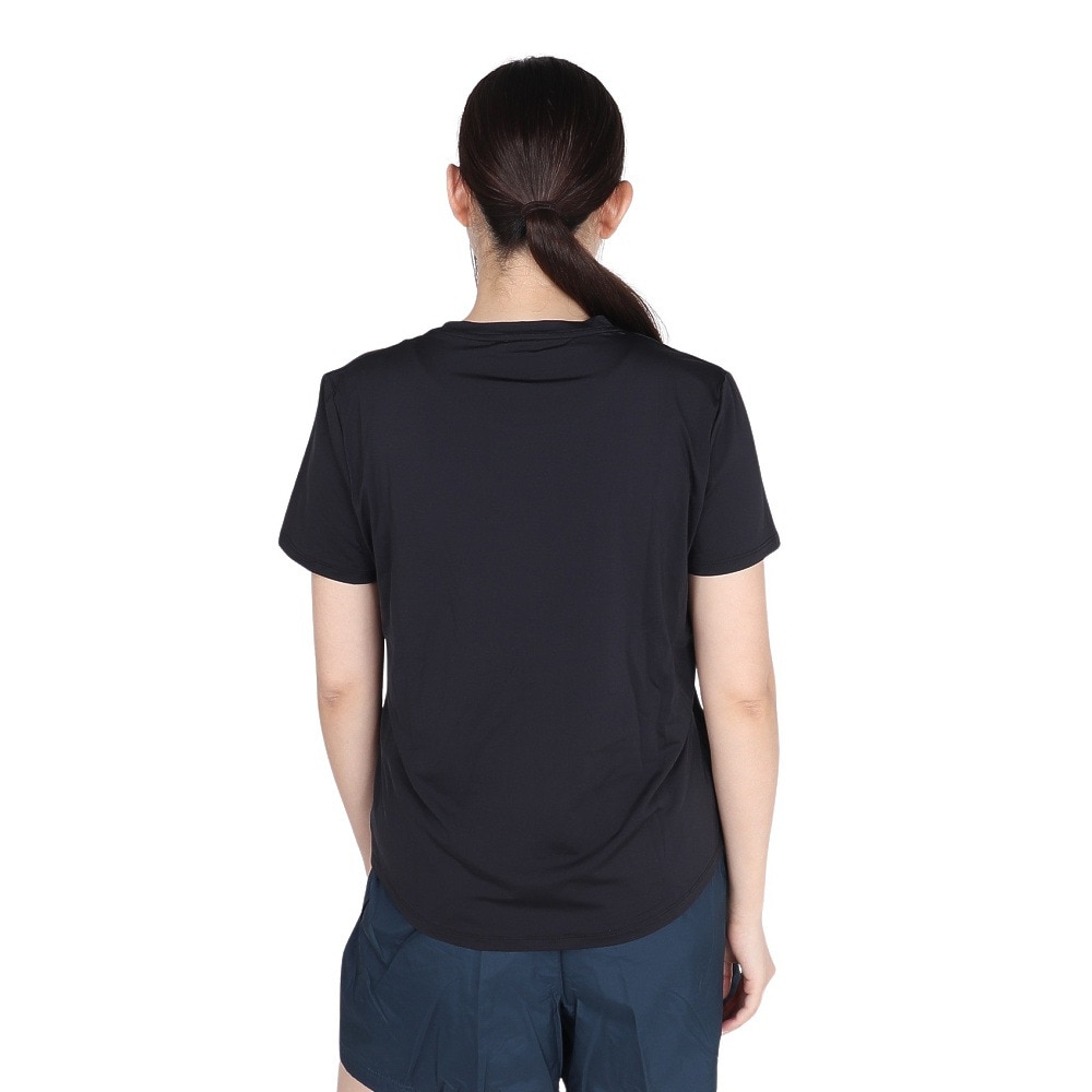 ナイキ（NIKE）（レディース）ワン スウッシュ ドライフィット ショートスリーブ グラフィック ランニングトップス FV6374-010