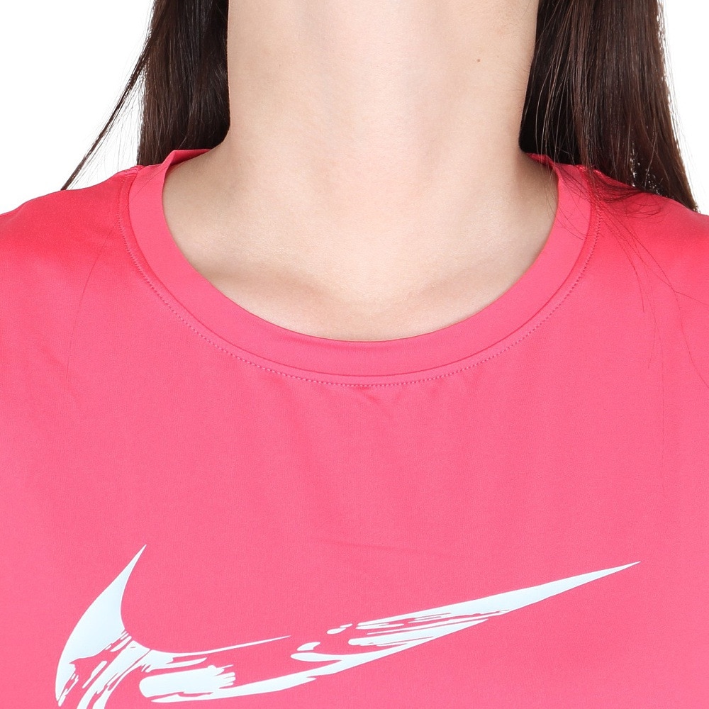 ナイキ（NIKE）（レディース）ワン スウッシュ HBR ドライフィット ショートスリーブ グラフィック ランニングトップス FV6374-629