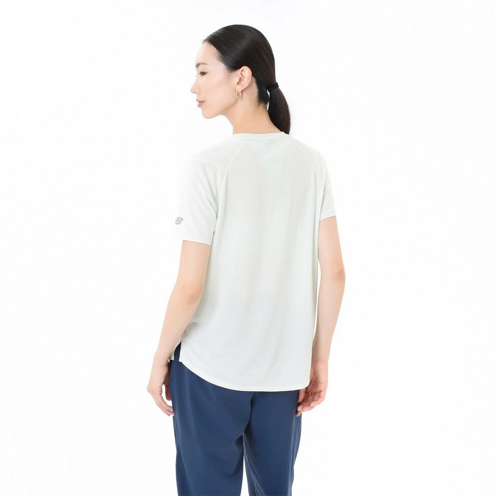 ニューバランス（new balance）（レディース）シーズナル グラフィック ラン ショートスリーブTシャツ WT43205NMA