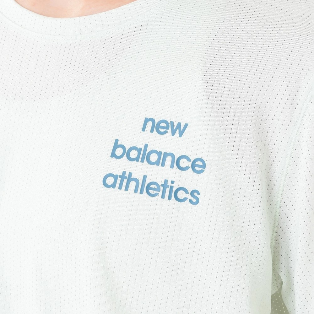 ニューバランス（new balance）（レディース）シーズナル グラフィック ラン ショートスリーブTシャツ WT43205NMA