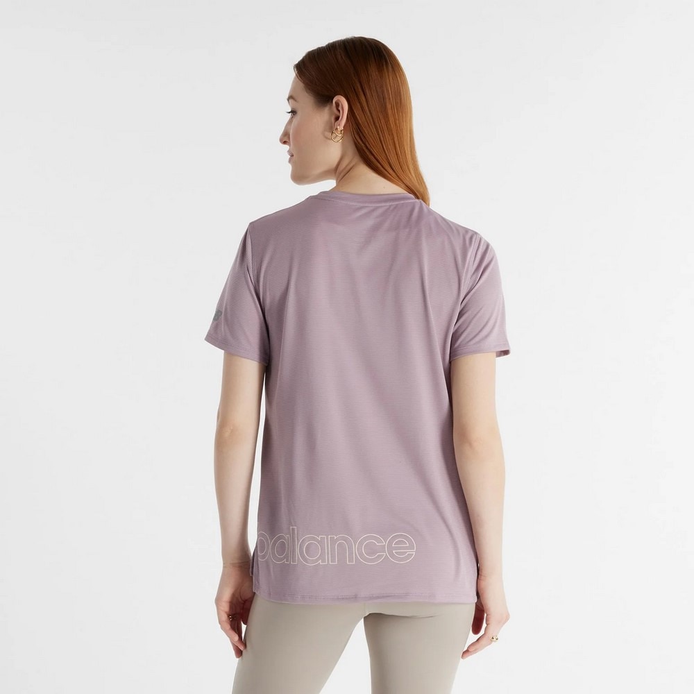 ニューバランス（new balance）（レディース）Seasonal グラフィック ラン ショートスリーブTシャツ WT43207ICW