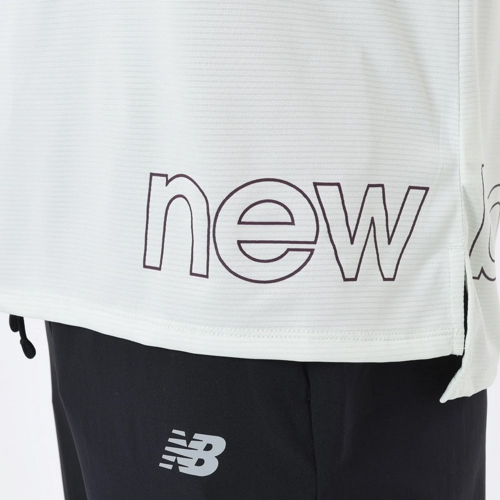ニューバランス（new balance）（レディース）Seasonal グラフィック ラン ショートスリーブTシャツ WT43207NUM