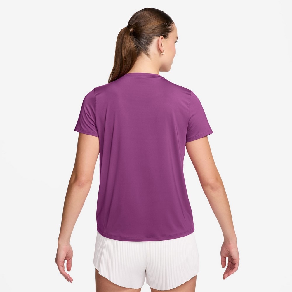 ナイキ（NIKE）（レディース）ワン スウッシュ ドライフィット 半袖 グラフィック ランニングトップ FV6374-518