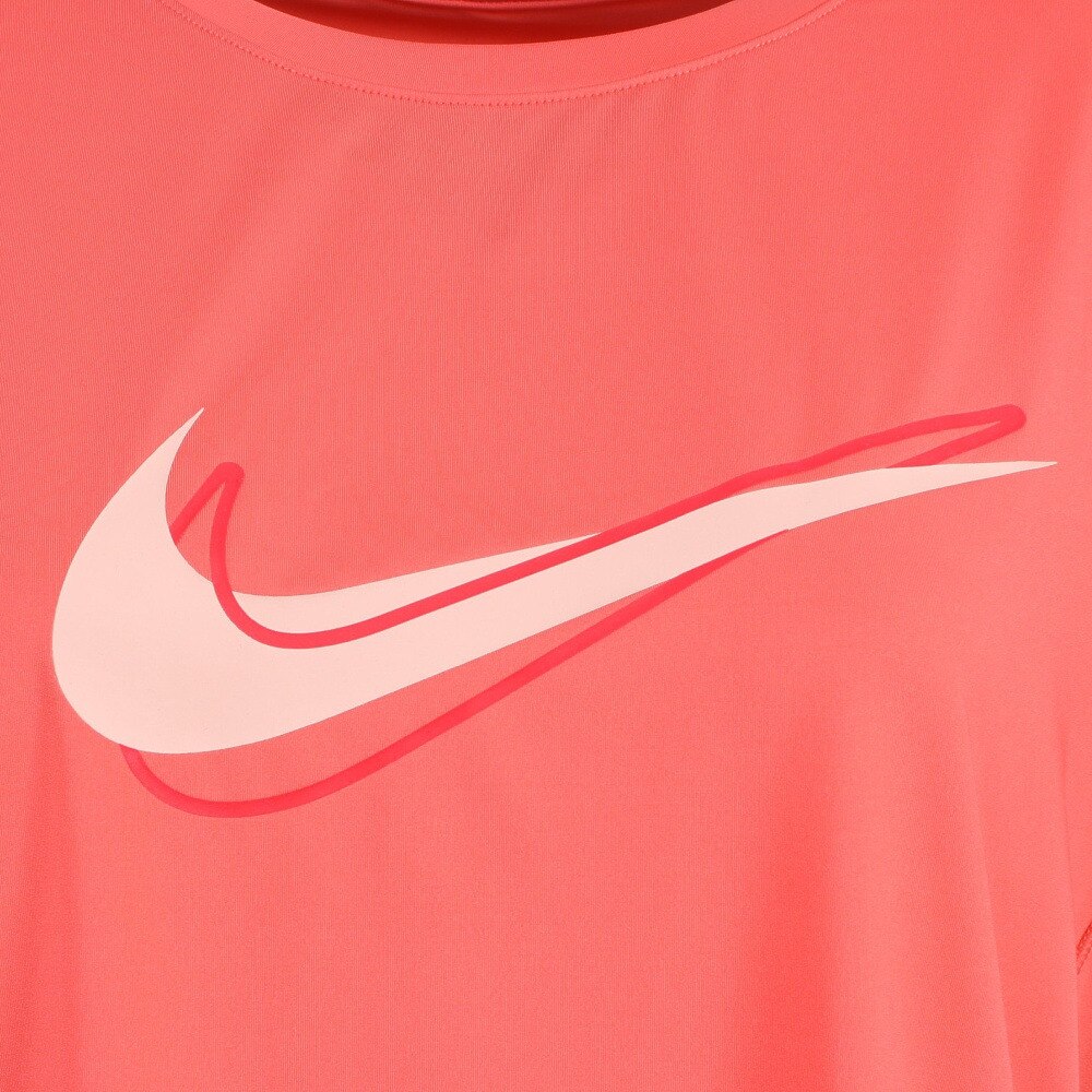ナイキ（NIKE）（レディース）ワン ドライフィット スウッシュ HBR 半袖トップ HJ2205-814
