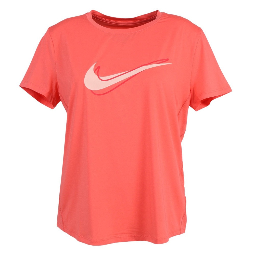 ナイキ（NIKE）（レディース）ワン ドライフィット スウッシュ HBR 半袖トップ HJ2205-814