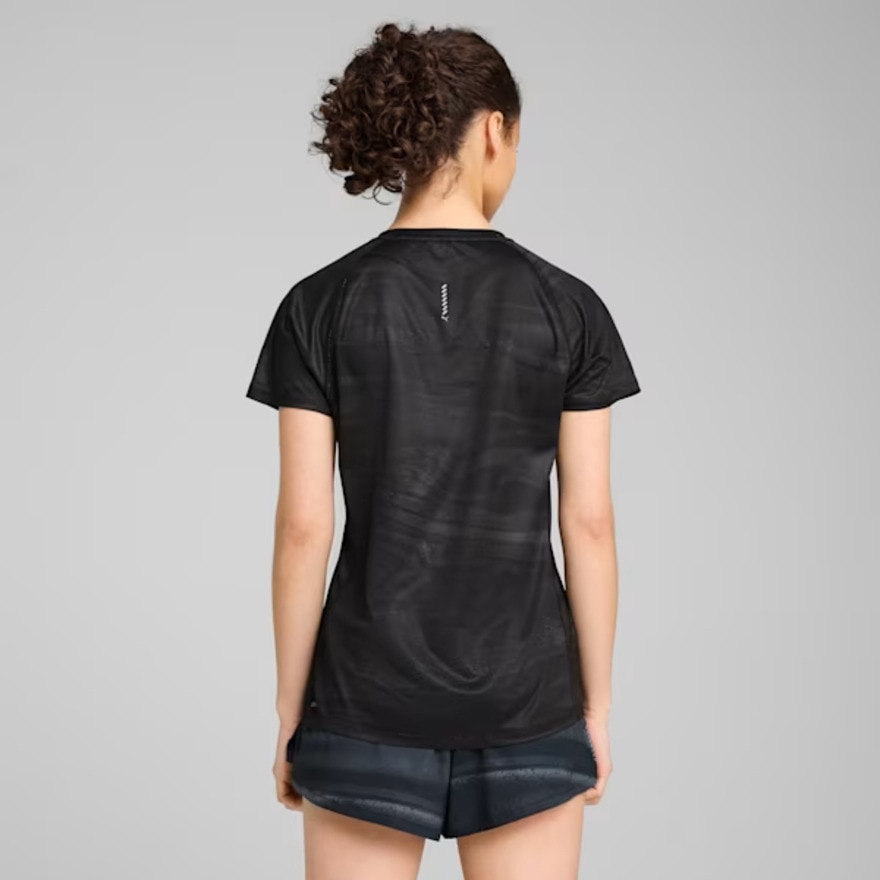 プーマ（PUMA）（レディース）ランニング ラン ヴェロシティ AOP 半袖 Tシャツ 527256 01 BLK