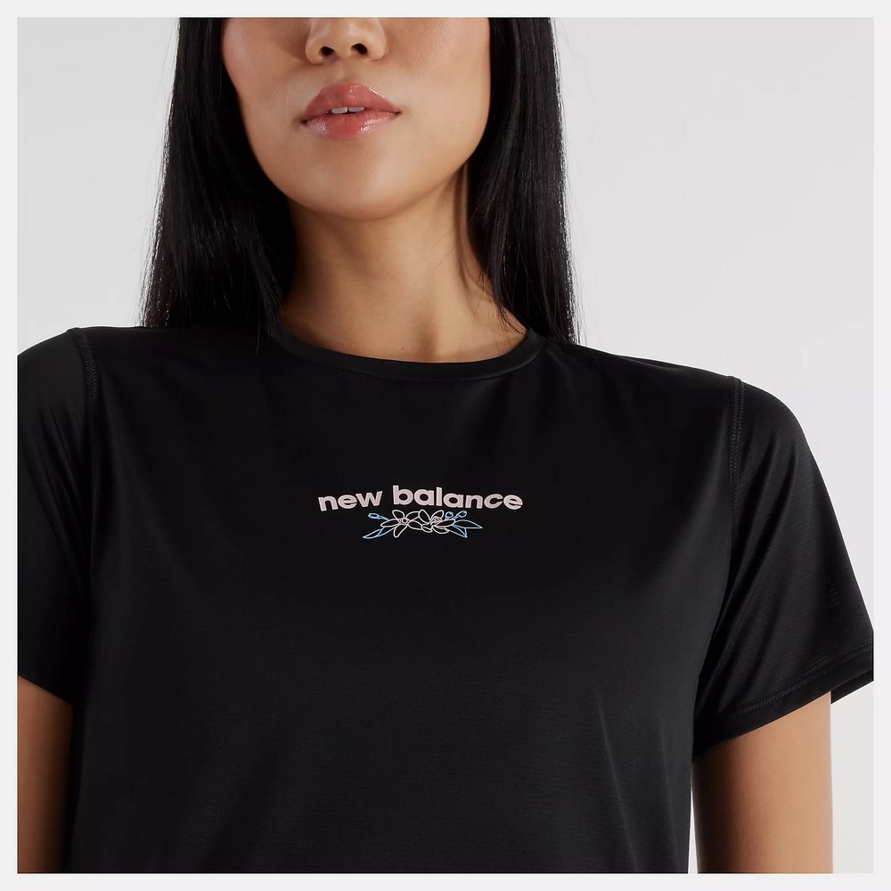 ニューバランス（new balance）（レディース）Nagoya Marathon Sport Essentials Graphic 半袖Tシャツ AWT5103YBK