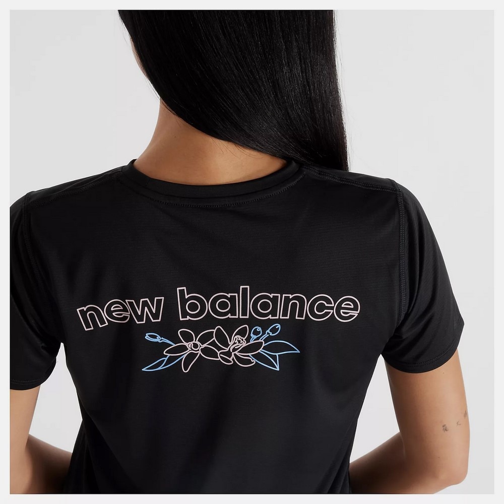 ニューバランス（new balance）（レディース）Nagoya Marathon Sport Essentials Graphic 半袖Tシャツ AWT5103YBK