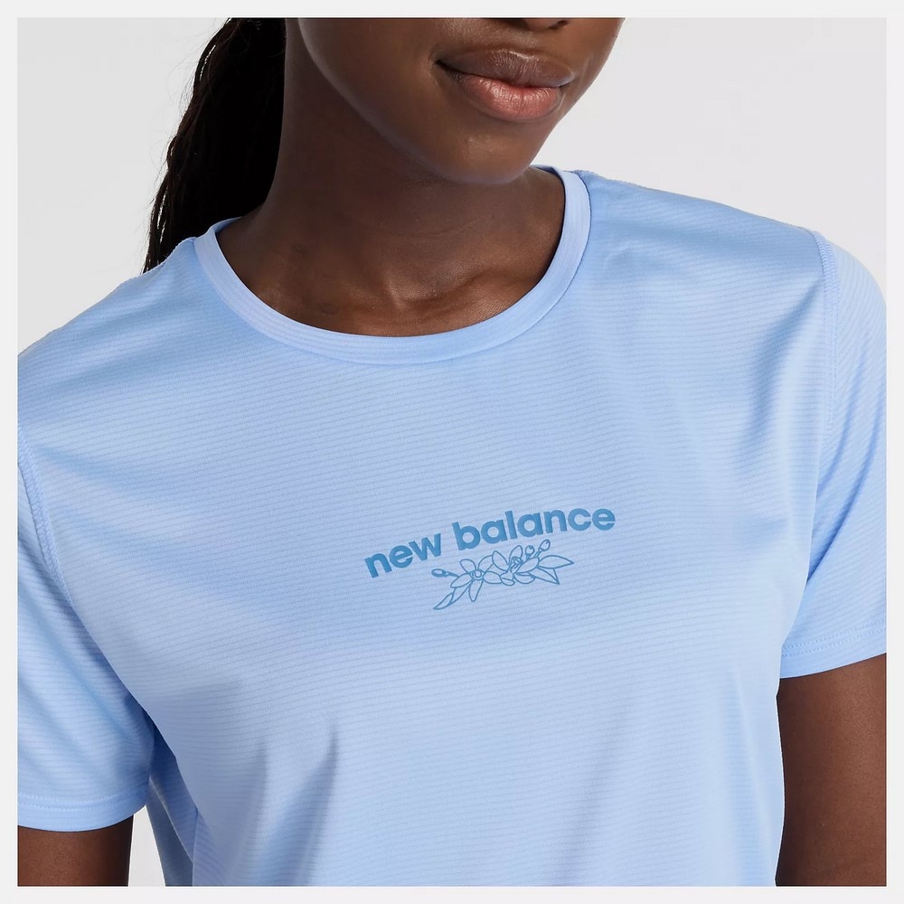 ニューバランス（new balance）（レディース）Marathon Sport Essentials Graphic 半袖Tシャツ AWT5103YELE