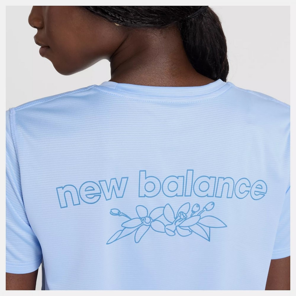 ニューバランス（new balance）（レディース）Marathon Sport Essentials Graphic 半袖Tシャツ AWT5103YELE