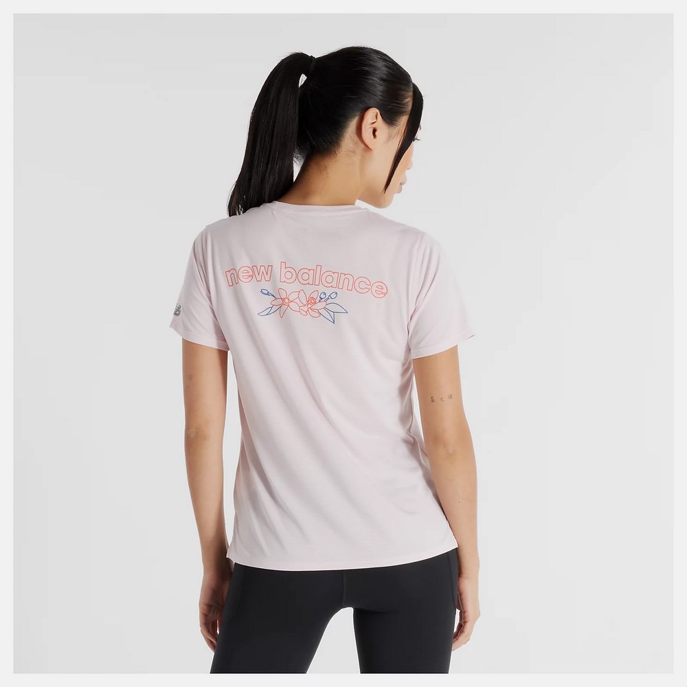 ニューバランス（new balance）（レディース）Nagoya Marathon Sport Essentials Graphic 半袖Tシャツ AWT5103YRSG
