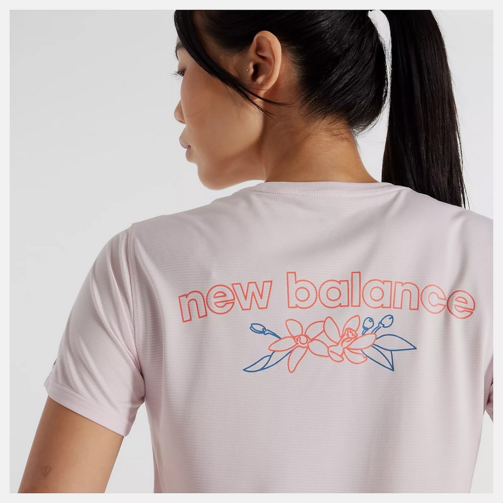 ニューバランス（new balance）（レディース）Nagoya Marathon Sport Essentials Graphic 半袖Tシャツ AWT5103YRSG
