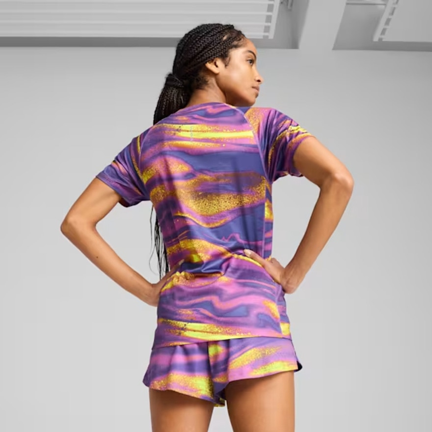 プーマ（PUMA）（レディース）ランニング ラン ヴェロシティ AOP 半袖 Tシャツ 527256 89 VLT