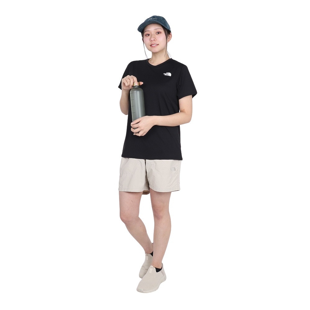 ザ・ノース・フェイス（THE NORTH FACE）（レディース）半袖Tシャツ GTDメランジクルー NTW12595 K