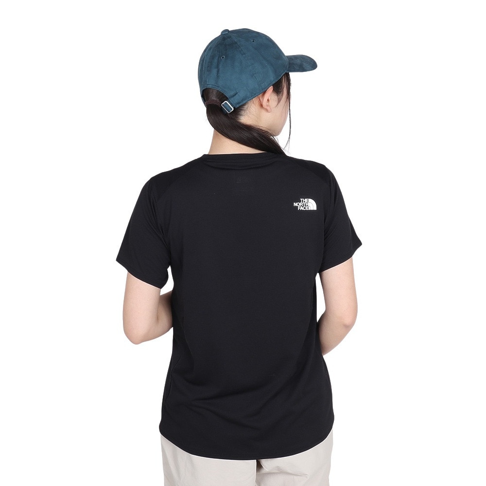 ザ・ノース・フェイス（THE NORTH FACE）（レディース）半袖Tシャツ GTDメランジクルー NTW12595 K