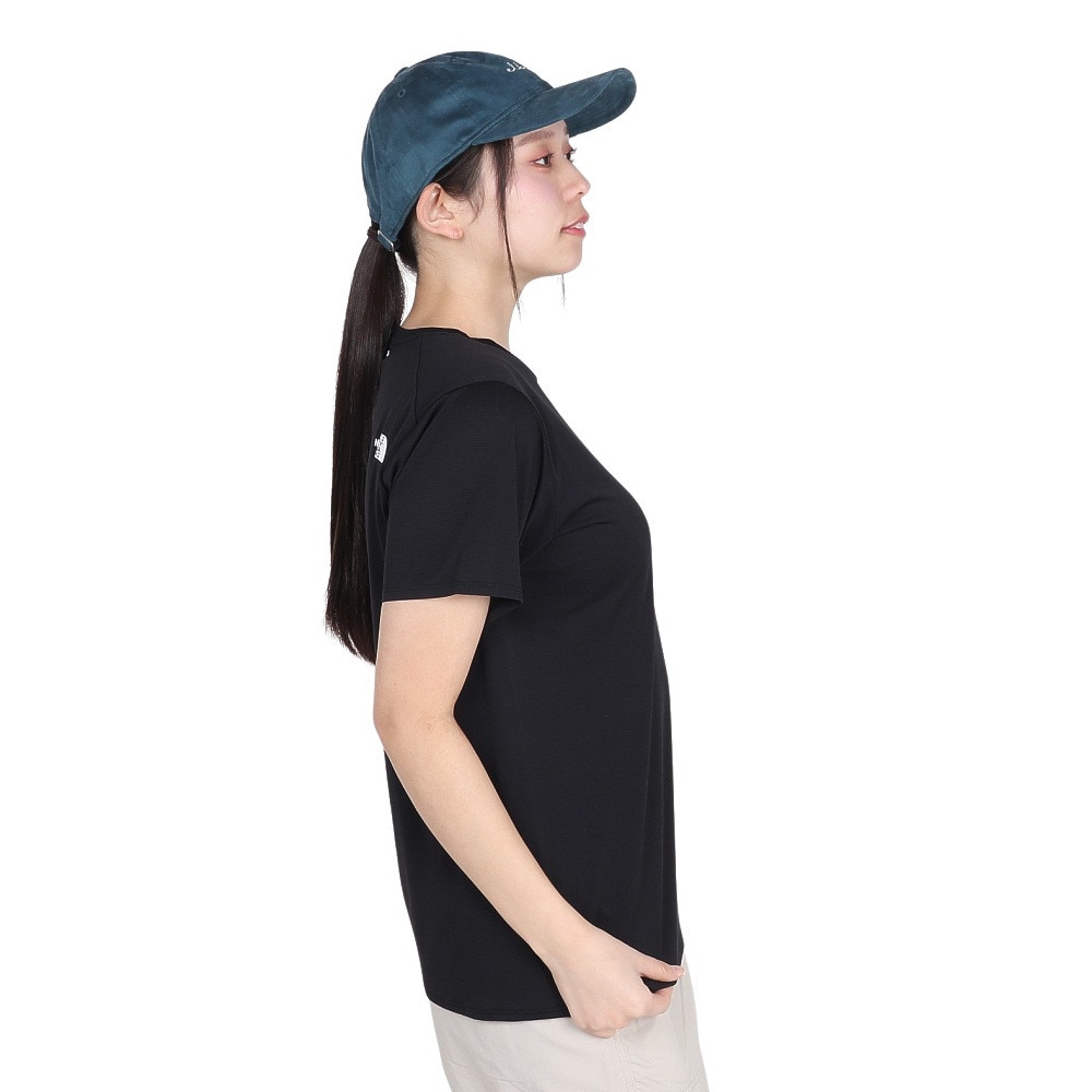 ザ・ノース・フェイス（THE NORTH FACE）（レディース）半袖Tシャツ GTDメランジクルー NTW12595 K