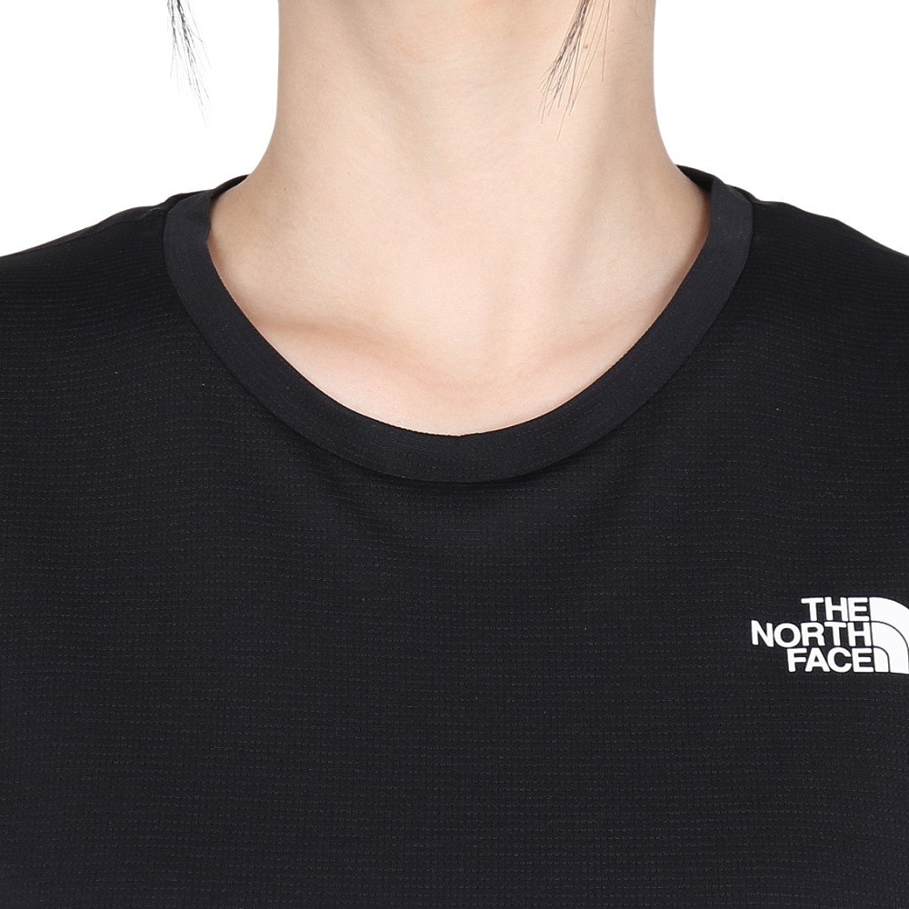 ザ・ノース・フェイス（THE NORTH FACE）（レディース）半袖Tシャツ GTDメランジクルー NTW12595 K