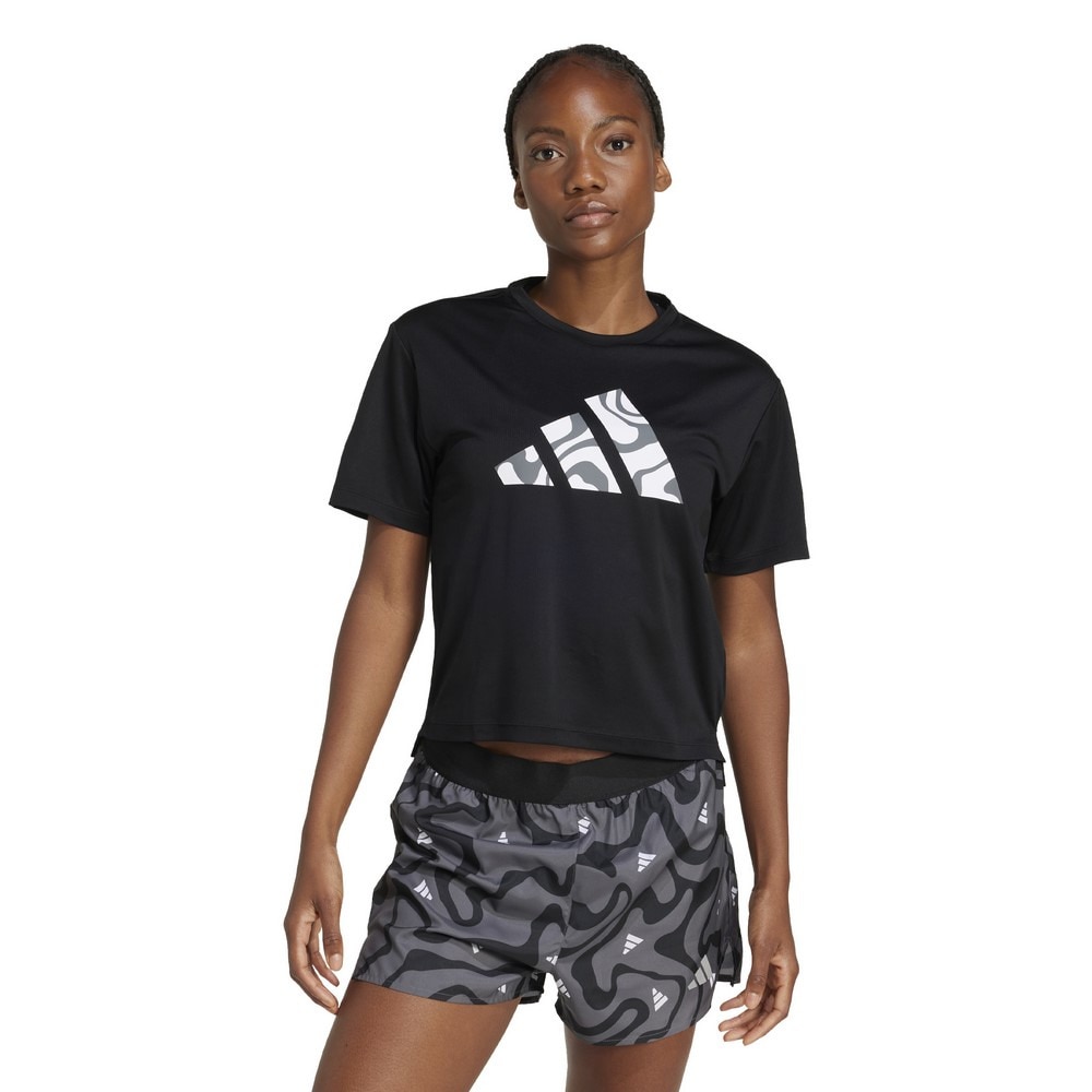 アディダス（adidas）（レディース）ラン イット ブランドラブ 半袖Tシャツ KVL53-JD2348