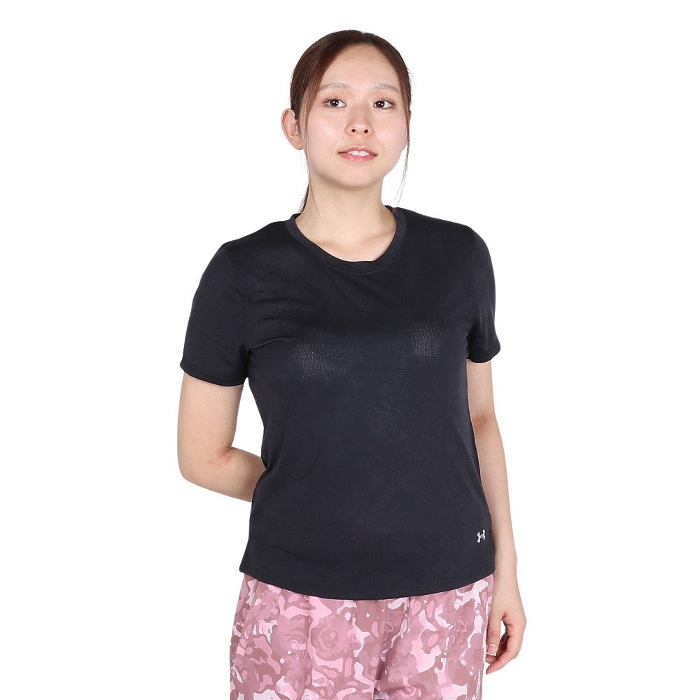 アンダーアーマー（UNDER ARMOUR）（レディース）ローンチ ジャカード ショートスリーブ Tシャツ 6005096 004