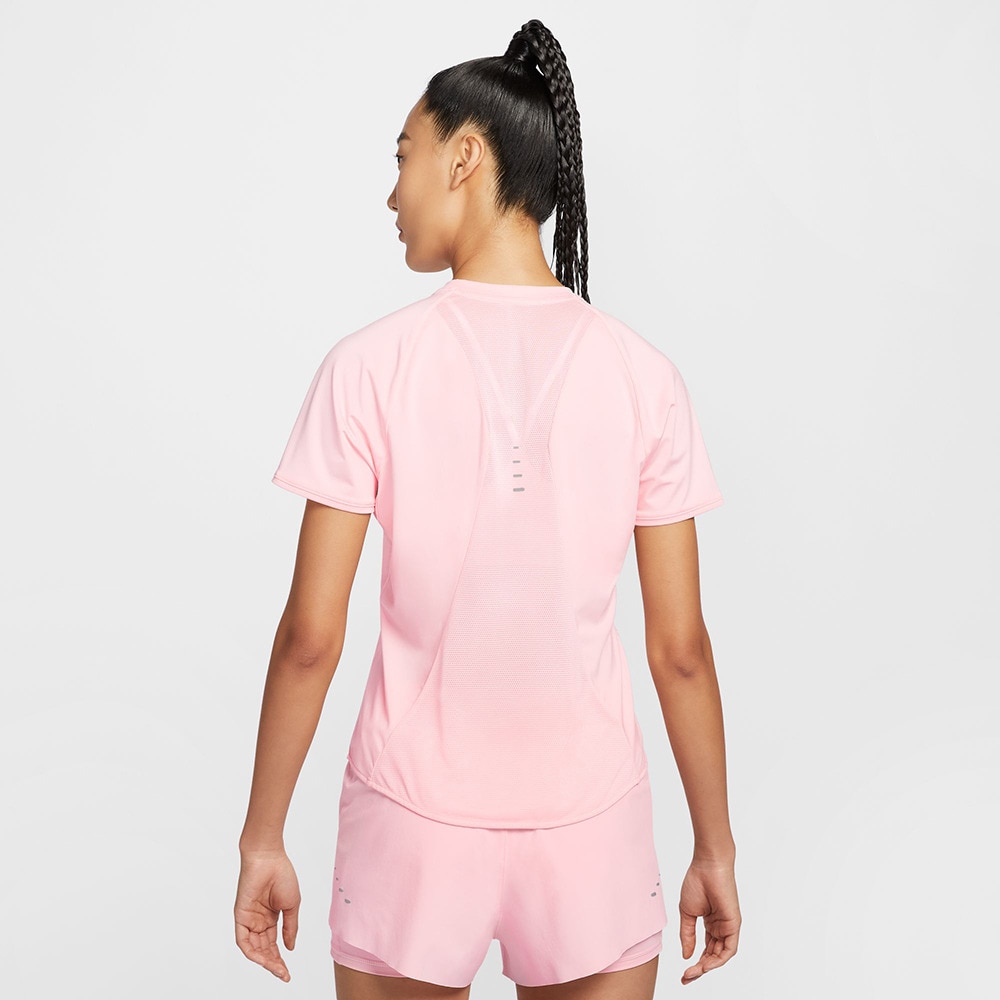ナイキ（NIKE）（レディース）スウィフト ドライフィット ショートスリーブ ランニングトップ HM9699-607