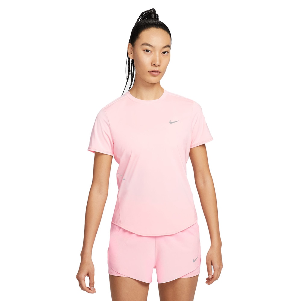 ナイキ（NIKE）（レディース）スウィフト ドライフィット ショートスリーブ ランニングトップ HM9699-607