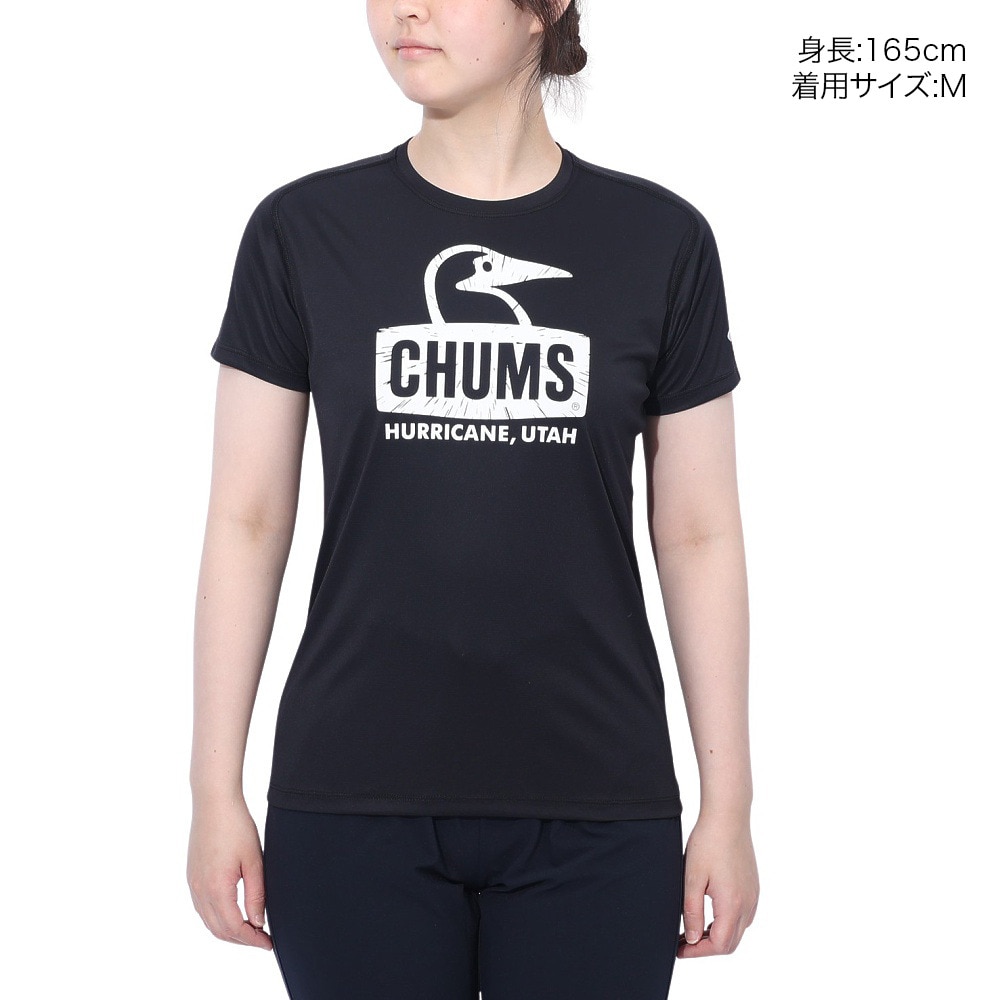 チャムス（CHUMS）（レディース）ランニング BB Face 半袖Tシャツ CH11-2494-K001