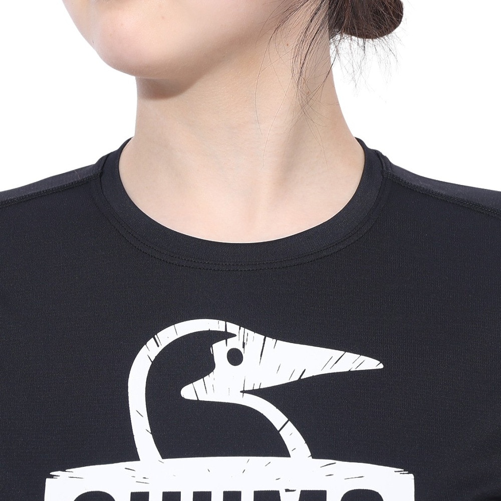 チャムス（CHUMS）（レディース）ランニング BB Face 半袖Tシャツ CH11-2494-K001