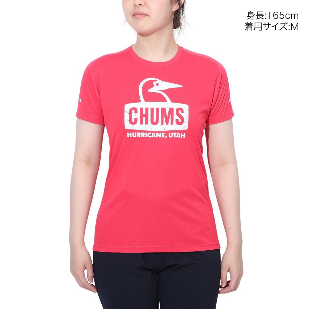 チャムス（CHUMS）（レディース）ランニング BB Face 半袖Tシャツ CH11-2494-R018