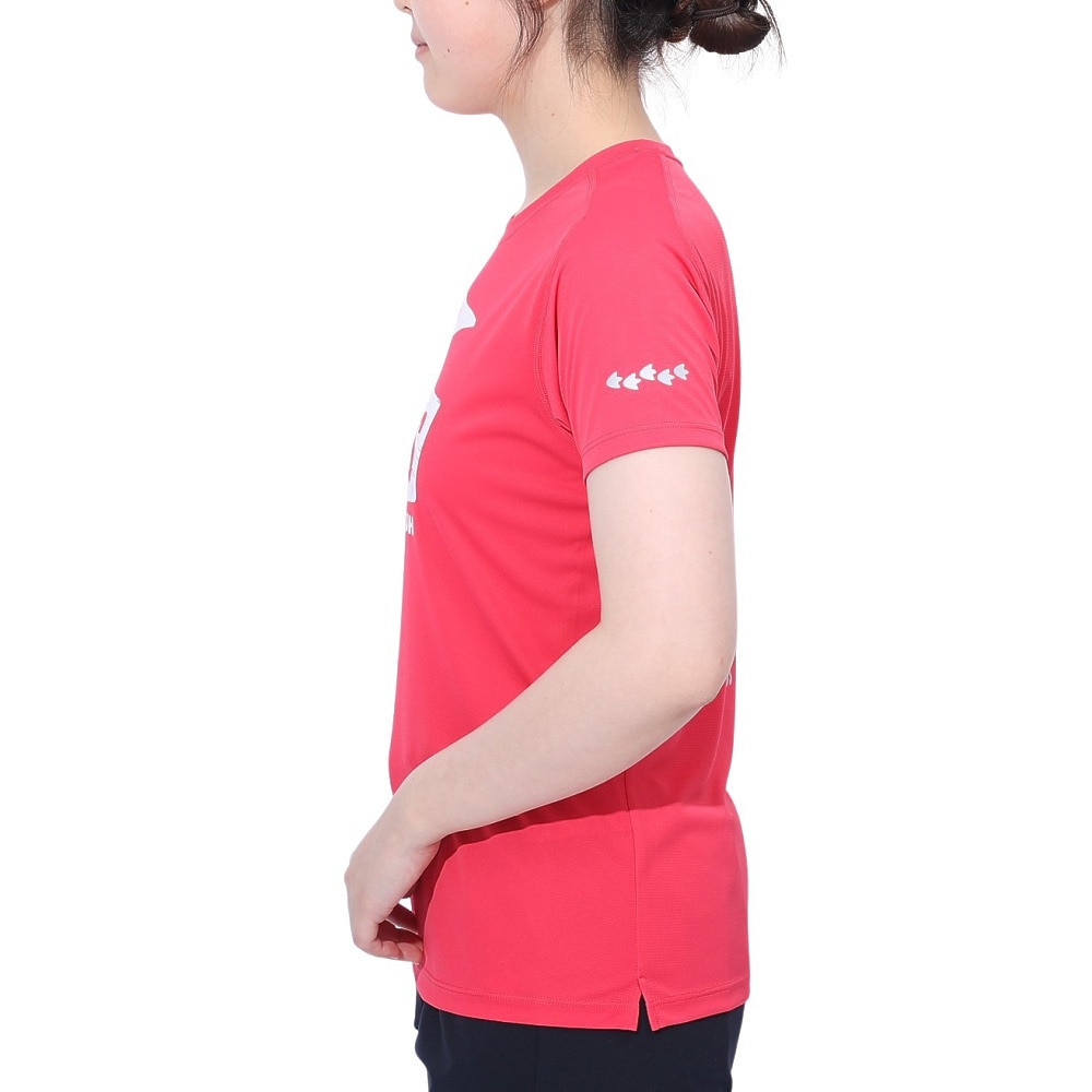 チャムス（CHUMS）（レディース）ランニング BB Face 半袖Tシャツ CH11-2494-R018