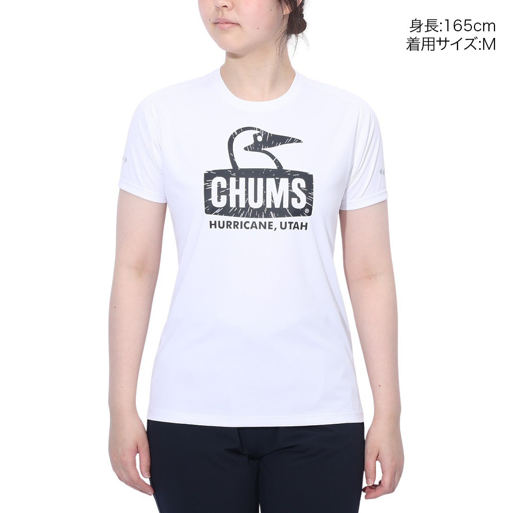 チャムス（CHUMS）（レディース）ランニング BB Face 半袖Tシャツ CH11-2494-W001